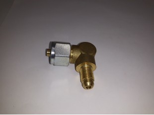 Штуцер соединитель угловой M12x1/D8 для пвх магистрали Штуцер соединитель угловой M12x1/D8 для пвх магистрали