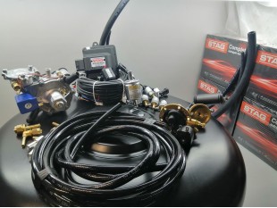 Комплект ГБО 4 Stag 200 Go Fast/ред.Tomasetto Nordic/Magic FX + балон 42л.