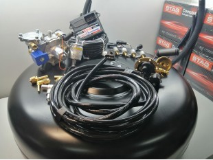 Комплект ГБО 4 Stag Q-Box Basic/ред.Tomasetto Nordic/Hana + балон 42л. Комплект ГБО 4 Stag Q-Box Basic/ред.Tomasetto Nordic/Hana + балон 42л.