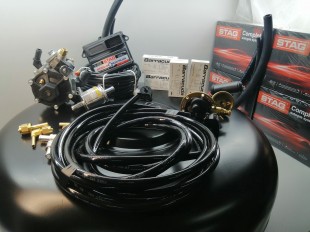 Комплект ГБО 4 Stag Q-Box Basic/ред.Stag r02/Barracuda + баллон 42л. Комплект ГБО 4 Stag Q-Box Basic/ред.Stag r02/Barracuda + баллон 42л.