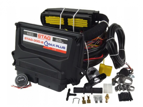 Электроника Stag-300 QMax Plus 8 цилиндров (Led 600) ОРИГИНАЛ