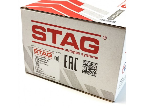 Редуктор Stag R01 180 л.с. с клапаном газа Редуктор Stag R01 180 л.с. с клапаном газа