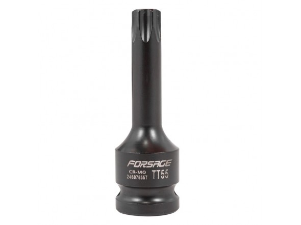 Головка 1/2" з насадкою Torx T55H з отвором ударна F-24607855T Головка 1/2" з насадкою Torx T55H з отвором ударна F-24607855T