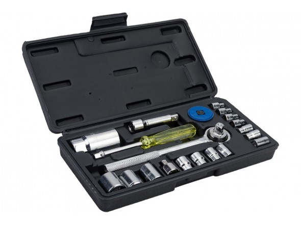 Набір інструментів 21пр. 1/4", 3/8" (6гр.) (4-17мм) P019K