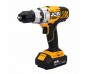 Дриль-шуруповерт акумуляторний (JCB-18DD-BE) 18V, max 45Nm в комплекті із зарядним пристроєм (JCB-18VFC-E) 2.4A та батареєю акумуляторною (JCB-20LI-E) JCB-18DD-2X-E