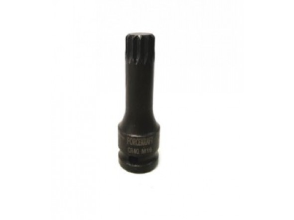 Головка 1/2" з насадкою Spline M6 ударна Forsage F-24807806