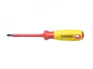 Викрутка хрестова діелектрична PH.2 (1000V) Forsage F-7112N Викрутка хрестова діелектрична PH.2 (1000V) Forsage F-7112N