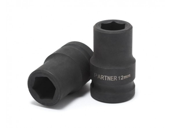 Головка ударна 1/2" 6-гранна 10мм Partner PA-44510