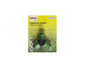 Фітинг Y-подібний для шлангів 16мм, в блістері WMC TOOLS WT-TG7207051