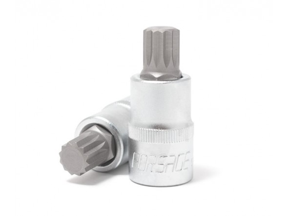 Головка 1/2" з насадкою Spline M5 Forsage F-34805505