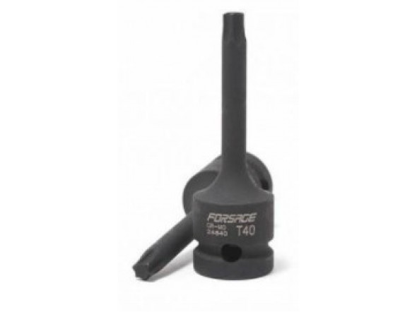 Головка 1/2" з насадкою Torx T45 ударна Forsage F-24607845 Головка 1/2" з насадкою Torx T45 ударна Forsage F-24607845