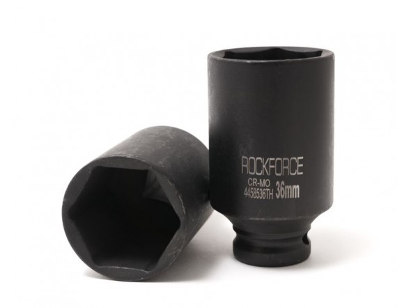 Головка ударна тонкостінна 1/2" 6гр. 36мм (85мм) ROCKFORCE RF-4458536TH