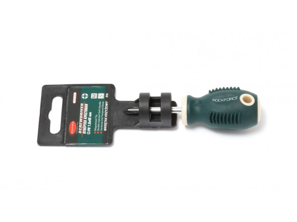 Викрутка хрестоподібна магнітна "Profi" S2 PH1.0x40мм ROCKFORCE RF-7031040