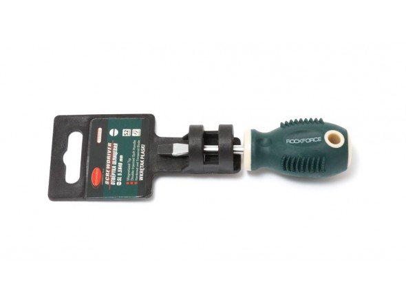 Викрутка Slotted магнітна "Profi" S2 (40мм) SL5.5 ROCKFORCE RF-7035540