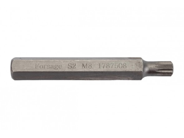 Біта SPLINE M8х75ммL,10мм FORSAGE F-1787508
