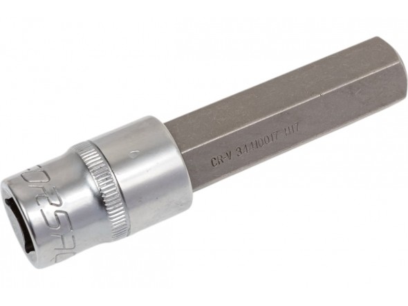 Головка 1/2" з насадкою Hex 17мм L- 100мм Forsage F-34410017