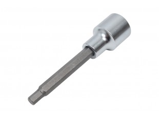 Головка 1/2" з насадкою Hex 6мм L- 100мм Forsage F-34410006