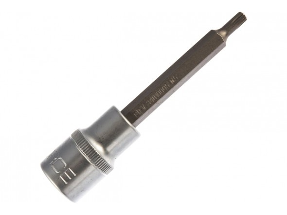 Головка 1/2" з насадкою Spline M5 12-променева L- 100мм ROCKFORCE RF-34810005
