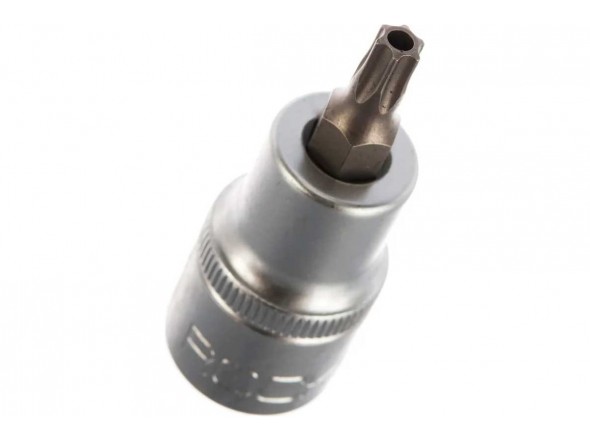 Головка 1/2" з насадкою Torx T30H з отвором L- 55мм Forsage F-34705530 Premium