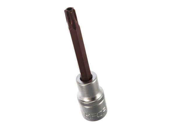 Головка 1/2" з насадкою Torx T45H з отвором L- 100мм ROCKFORCE RF-34710045 Premium