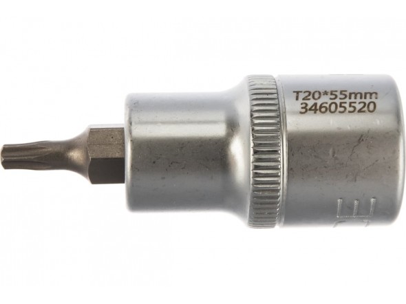 Головка 1/2" з насадкою Torx T20 L- 55мм ROCKFORCE RF-34605520