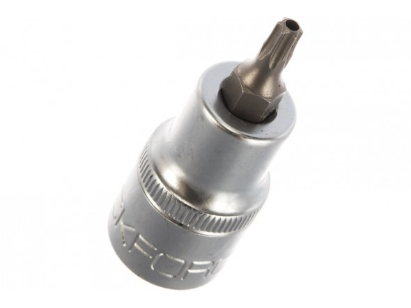 Головка 1/2" з насадкою Torx T25H з отвором L- 55мм ROCKFORCE RF-34705525 Головка 1/2" з насадкою Torx T25H з отвором L- 55мм ROCKFORCE RF-34705525