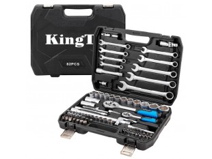 Набір інструментів 82пр. 1/4", 1/2" (6гр.) (4-32мм) KINGTUL KT82