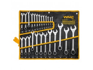 Набір ключів комбінованих 25пр (6-25, 27, 28, 30, 32, 36мм). WMC Tools WT-5261P36