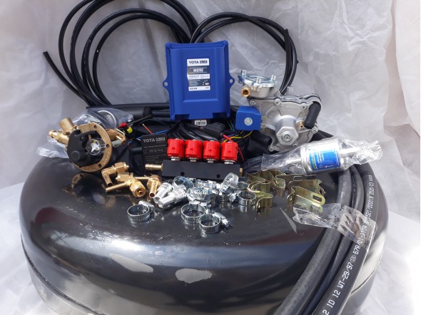 Комплект ГБО 4 Yota Blue/ред.Tomasetto Nordic/форс.Valtek + баллон 42л. Комплект ГБО 4 Yota Blue/ред.Tomasetto Nordic/форс.Valtek + баллон 42л.