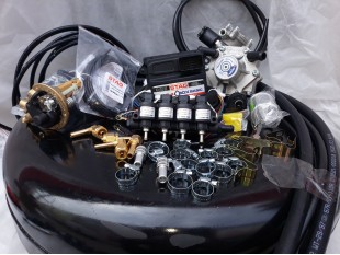 Комплект ГБО 4 Stag Q-Box Basic/ред.Alex Shark 1200/Hana + баллон 42л. Комплект ГБО 4 Stag Q-Box Basic/ред.Alex Shark 1200/Hana + баллон 42л.