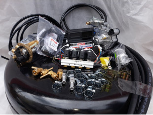 Комплект ГБО 4 Stag 4 Q-Next Plus c Obd (Led-600 Vip)/ред.Tomasetto Nordic/форс.Stag w 01 + баллон 42л.