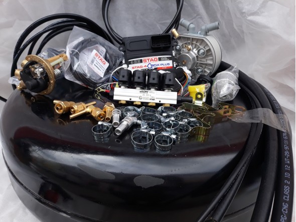 Комплект ГБО 4 Stag Q-Box PLUS/ред.KME Silver/форс.Stag w 01 + баллон 42л. Комплект ГБО 4 Stag Q-Box PLUS/ред.KME Silver/форс.Stag w 01 + баллон 42л.
