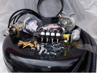 Комплект ГБО 4 Stag Q-Box PLUS/ред.KME Silver/Hana + баллон 42л. Комплект ГБО 4 Stag Q-Box PLUS/ред.KME Silver/Hana + баллон 42л.